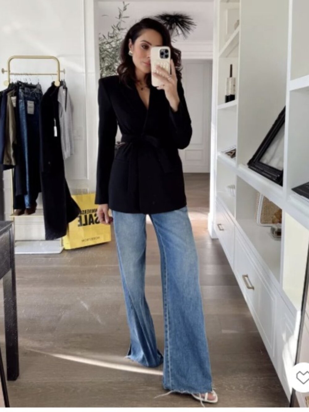 Open Edit The Curator Tie Waist Blazer New